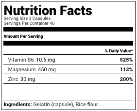 NutraKey Z Optima ZMA 120 Capsules